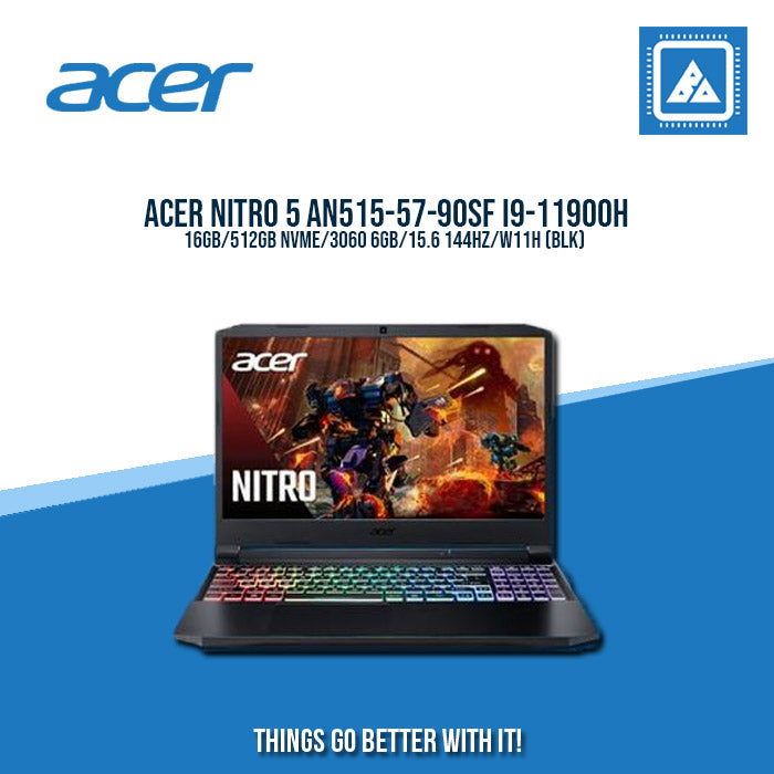 Acer Nitro 5 AN515-57-90SF | 15.6in FHD 144Hz | Core i9-11900H | Gaming Laptop And AutoCAD Users Acer Nitro 5 AN515-57-90SF | 15.6in FHD 144Hz | Core i9-11900H | Gaming Laptop And AutoCAD Users
